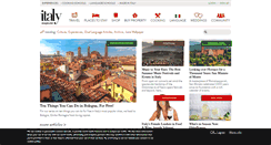 Desktop Screenshot of italymagazine.com